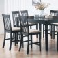 Counter Height Dark Cappuccino Finish Contemporary Dinette