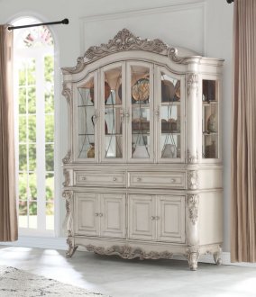 Gorsedd Buffet & Hutch 67444 in Antique White by Acme