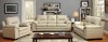 Parma Sofa & Loveseat Set CM6324IV in Ivory Leatherette