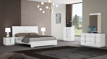 Oslo Bedroom in White by J&M w/Options [JMBS-Oslo White]