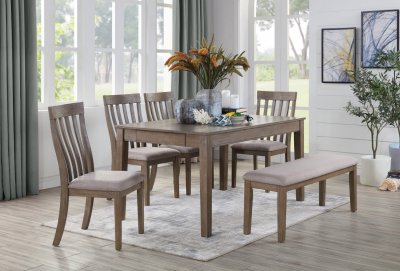 Armhurst Dining Set 5706-60 in Brown by Homelegance