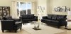 9994BLK Della Sofa by Homelegance in Black Bonded Leather