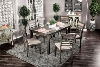 Fafnir 7Pc Dining Set CM3607T in Weathered Gray [FADS-CM3607T-Fafnir]