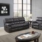 U0040 Motion Sofa in Grey/Black by Global w/Options