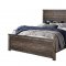 Harlow Bedroom Set 5Pc in Rustic Brown by Global w/Options