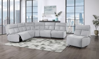 U8088 Modular Power Motion Sectional Sofa in Gray by Global [GFSS-U8088 Gray]