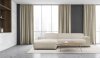 Colette Sectional Sofa in High Grade Fabric by ESF