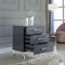 Anastasia Side Table 834 in Grey Lacquer by Meridian