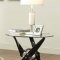 Hagelin Coffee Table in Black & Chrome 84530 by Acme w/Options