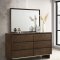 Glenwood Bedroom Set 5Pc 225011 in Warm Brown by Coaster