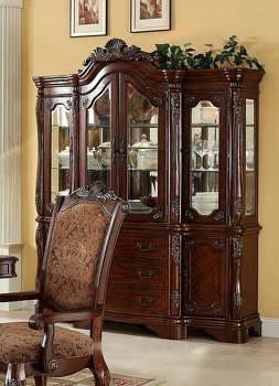 CM3103HB Cromwell Buffet w/Hutch in Antique Style Cherry [FABU-CM3103HB Cromwell]