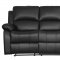 Clarkdale Recliner Sofa 9928BLK in Black by Homelegance