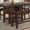 Schleiger Counter Ht Dining Table 5400-36XL in Burnished Brown