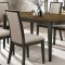 Clarksville 7Pc Dining Set 107821 in Burned Amber by Coaster