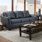 Cocus Sofa 55785 in Steel Blue Top Grain Leather Match by Acme