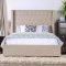 Mira II 5Pc Bedroom Set CM7055IV in Beige Fabric w/Options