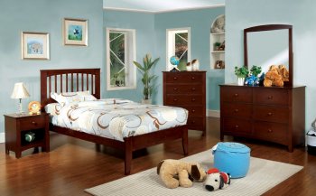 CM7908CH Pine Brook Kids Bedroom 4Pc Set in Cherry w/Options [FABS-CM7908CH Pine Brook]