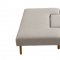 Smart Sofa Bed Convertible in Light Grey Fabric by ESF