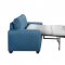 Zoilos Sleeper Sofa 57215 in Blue Fabric by Acme