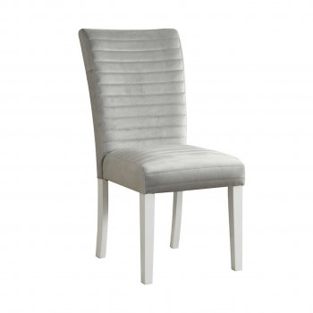 D1903DC Dining Chair Set of 4 in Light Grey Velvet by Global [GFDC-D1903DC]