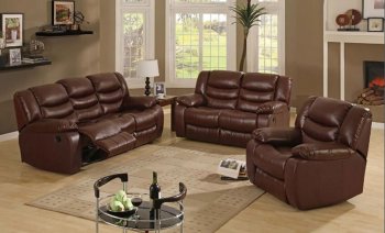 Chocolate Color Contemporary Living Room Set [CVS-Edison]