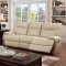 Binford CM6097IV Reclining Sofa in Ivory Leatherette w/Options