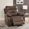 Aashi Motion Sofa 55420 in Brown Leather-Gel Match by Acme