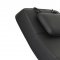 Soho Chaise in Black Leatherette by Whiteline Imports