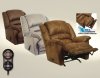 Choice of Color Fabric Modern Revolver Chaise Rocker Recliner