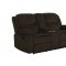 Jennings Motion Sofa 610251 in Brown by Coaster w/Options