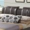 8269 Upholstered Bed in Brown Leatherette by Global