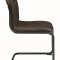 Chambler 122133 Set 4 of Dining Chairs in Brown Leatherette