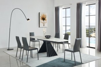 152 Dining Table by ESF wOptional 196 Chairs [EFDS-152-196]