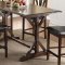 72620 Counter Height Dining Table 5Pc Set by Acme w/Options