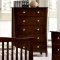 Riggins CM7070 5Pc Bedroom Set in Brown Cherry w/Options