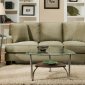 3860 Hi-Style Sofa & Loveseat in Bella Taupe Fabric by Chelsea