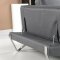 Bianca Sectional Sofa in Grey Leather by At Home USA