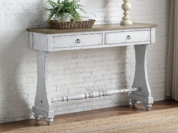 Carminda Console Table AC00281 in Antique White by Acme [AMCT-AC00281 Carminda]