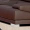 Melody Sofa & Loveseat in Chocolate Leather by Whiteline