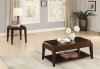 Sikeston 3588 Coffee Table 3Pc Set in Cherry by Homelegance