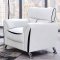 U9100 Sofa & Loveseat Set in White by Global