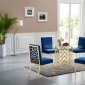 Opal Gold Dining Table 737 w/Glass Top & Optional Chairs