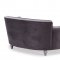 Oslo Sofa TOV-L6108 in Grey Velvet Fabric by TOV Furniture