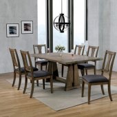 Benllech 7Pc Dining Set CM3309T in Light Oak w/Options