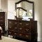 2126 Beaux Bedroom by Homelegance in Dark Cherry w/Options