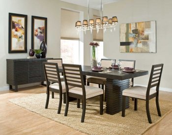 Miles 2455DC-78 Dining Table by Homelegance in Espresso [HEDS-2455DC-78 Miles]