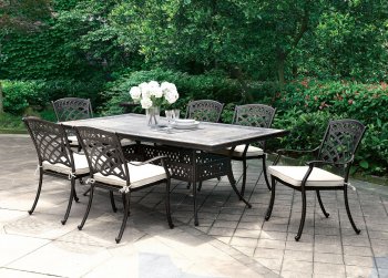 Charissa CM-OT2125-T Outdoor Patio Dining Table w/Options [FAOUT-CM-OT2125-T]