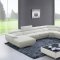 430 Sectional Sofa in Off-White Leather by ESF