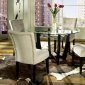 Glass Top Modern Dining Table w/Optional Chairs