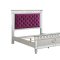 Varian Kids Bedroom BD01279T Burgundy Velvet & Mirrored by Acme